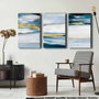 Wallity Conjunto de 3 Lienzos Decorativos Multicolor 45 x 70 cm